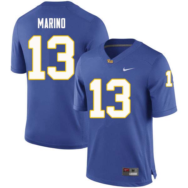 Men #13 Dan Marino Pittsburgh Panthers College Football Jerseys Sale-Royal